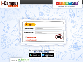 'vibgyor-online.com' screenshot