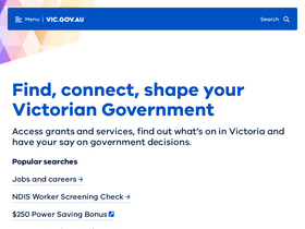 'vic.gov.au' screenshot