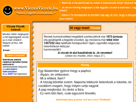 'viccesviccek.hu' screenshot