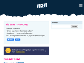 'vicevi.rs' screenshot
