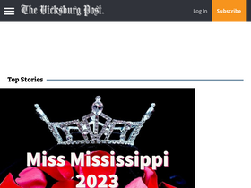 'vicksburgpost.com' screenshot