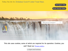 'victoriafalls-guide.net' screenshot