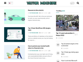 'victormochere.com' screenshot