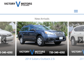 'victorymotorsofcolorado.com' screenshot