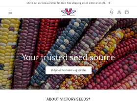 'victoryseeds.com' screenshot