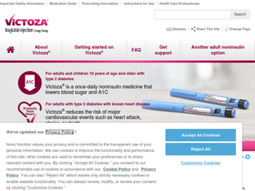 'victoza.com' screenshot