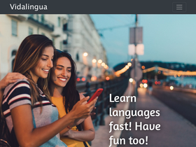 'vidalingua.com' screenshot