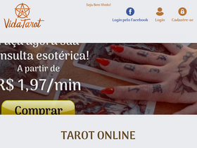 'vidatarot.com.br' screenshot