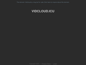 'vidcloud.icu' screenshot