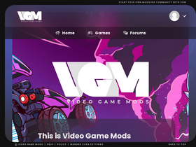 'videogamemods.com' screenshot