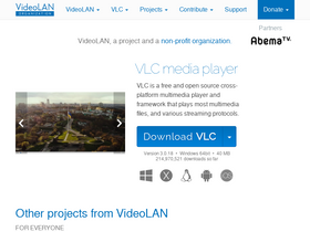 'videolan.org' screenshot