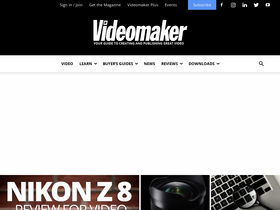 'videomaker.com' screenshot