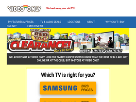 'videoonly.com' screenshot