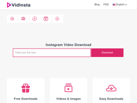 'vidinsta.app' screenshot