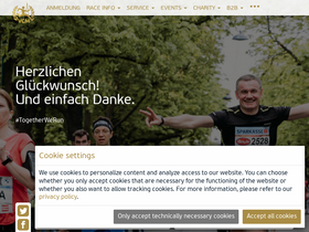'vienna-marathon.com' screenshot