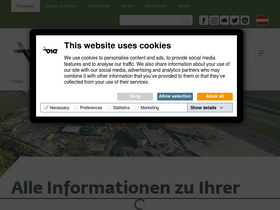 'viennaairport.com' screenshot