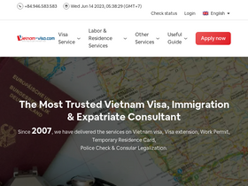 'vietnam-visa.com' screenshot