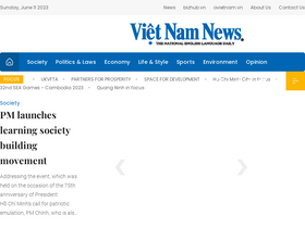 'vietnamnews.vn' screenshot