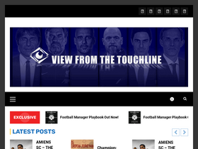 'viewfromthetouchline.com' screenshot