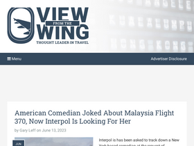 'viewfromthewing.com' screenshot
