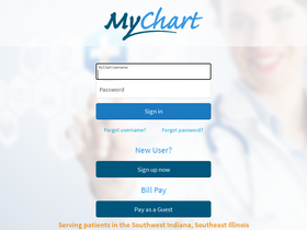 'viewmychart.com' screenshot