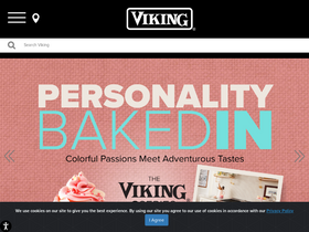 'vikingrange.com' screenshot