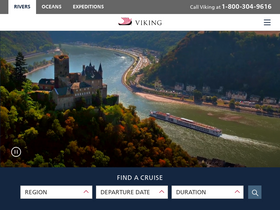 'vikingrivercruises.com' screenshot
