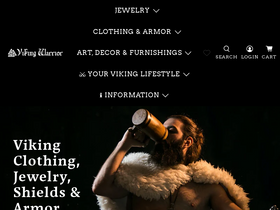 'vikingwarriorshirts.com' screenshot