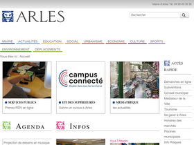 'ville-arles.fr' screenshot
