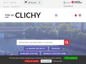'ville-clichy.fr' screenshot