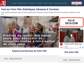 'ville-data.com' screenshot