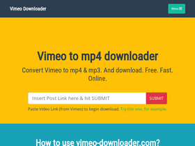 'vimeo-downloader.com' screenshot