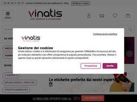 'vinatis.it' screenshot