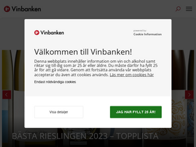 'vinbanken.se' screenshot