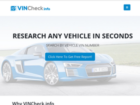 'vincheck.info' screenshot