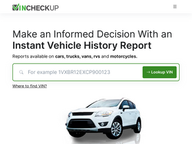 'vincheckup.com' screenshot