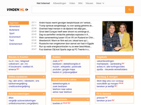 'vinden.nl' screenshot