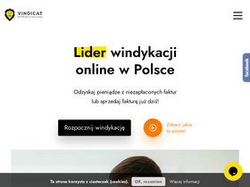 'vindicat.pl' screenshot