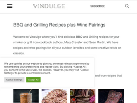 'vindulge.com' screenshot