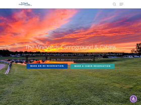 'vineyardscampground.com' screenshot