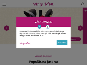 'vinguiden.com' screenshot