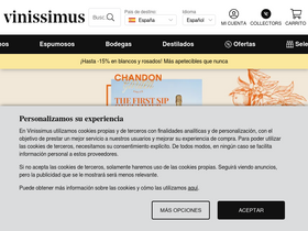 'vinissimus.com' screenshot