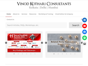 'vinodkothari.com' screenshot