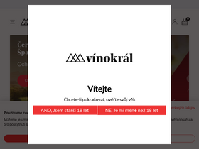 'vinokral.cz' screenshot