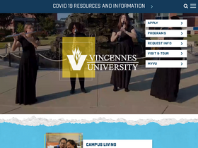 'vinu.edu' screenshot