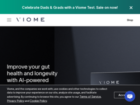 'viome.com' screenshot