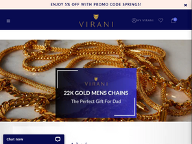 'viranijewelers.com' screenshot