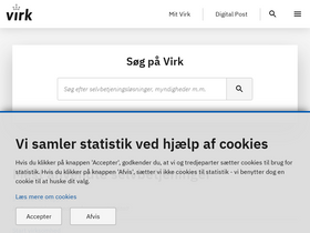 'virk.dk' screenshot