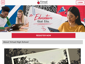 'virtualhighschool.com' screenshot