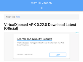 'virtualxposed.com' screenshot